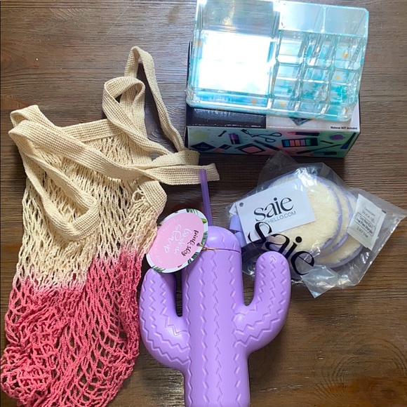 Sorbus Accessories - FFF  Saie Pads, Sorbus Makeup Organizer, Cactus